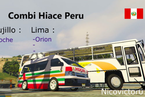 Combi Orion Lima y Moche Trujillo Peru